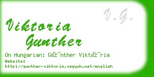 viktoria gunther business card